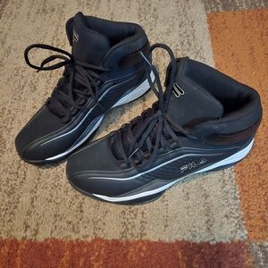 Fila Men's Black High-Top Sneakers